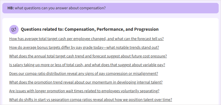 Answers list - with border