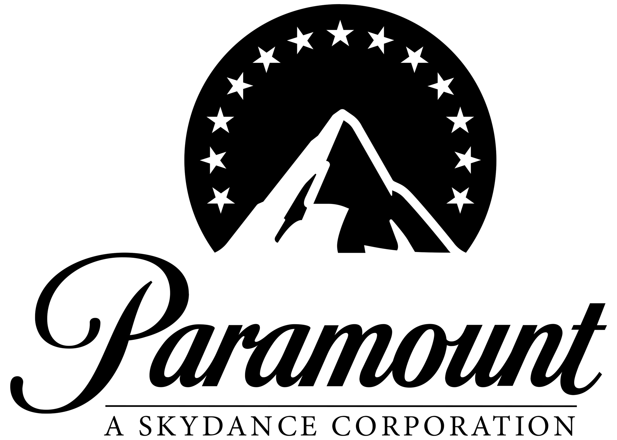 Paramount Skydance Logo Black