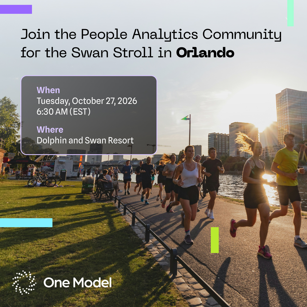 People Analytics Swan Stroll | Orlando Community Run & Walk