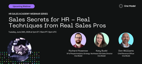 HR Sales Academy: #3 Sales Secrets for HR - Real Techniques from Real Sales Pros