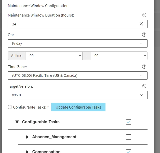 Handling Workday's Maintenance Periods